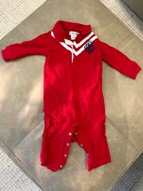 Authentic Ralph Lauren Cotton Rugby Romper